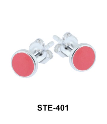 Circular Shaped Stud Earring STE-401